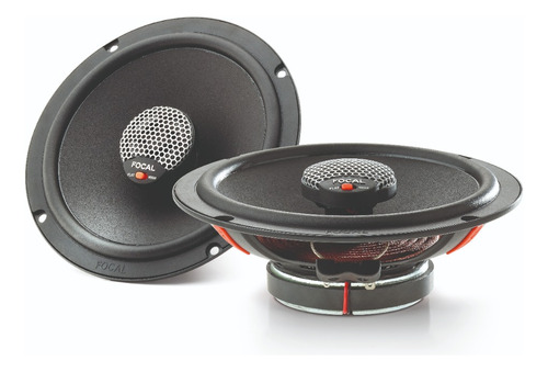 Alto-falante focal universal para carro Icu165 de 6,5 polegadas, 2 vias e 70 wrms, cor preta