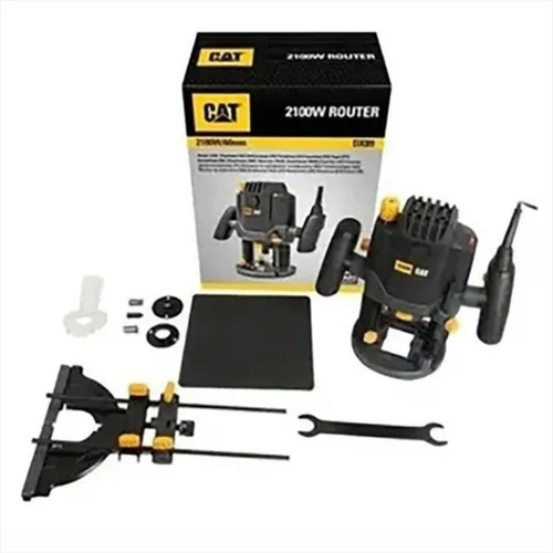 Imagen 2 de 2 de Fresadora Router Tupi Rebajador Cat Dx89 2100w Profesional