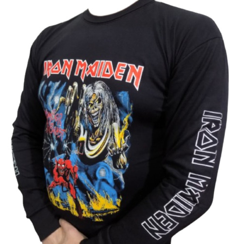 Remeras Manga Larga Xxl Vs Modelos Heavy Metal Que Sea Rock