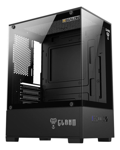 Gabinete Preto Gamer Placa Mãe Micro Atx / Itx Com 03 Cooler
