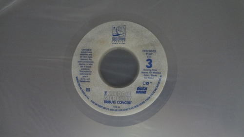 Laser Disc Freddie Mercury - Tribute Concert -duplo-original (Usado)