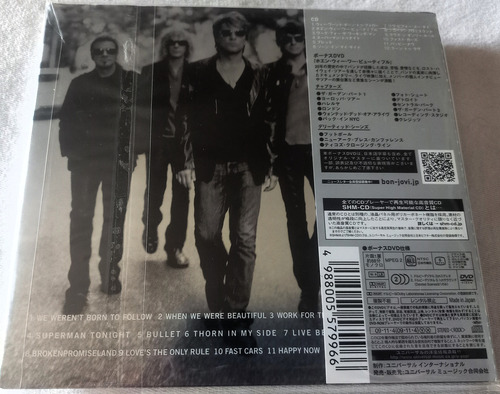 Bon Jovi - The Circle Digipak Cd Dvd 1era Ed. Japonesa Primera Edición Japonesa De Lujo (Usado)