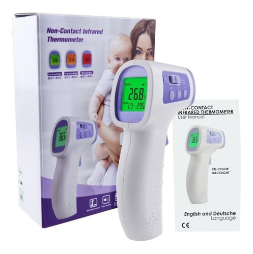 Imagen 7 de 7 de Termometro Digital Laser Infrarrojo Humano Envio Gratis