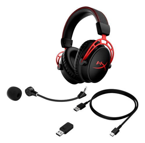 Hyperx Headset Cloud Alpha Red Wireless Negro