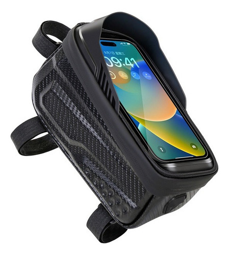 P Bolsa De Bicicleta Impermeable Con Marco De Tubo Frontal
