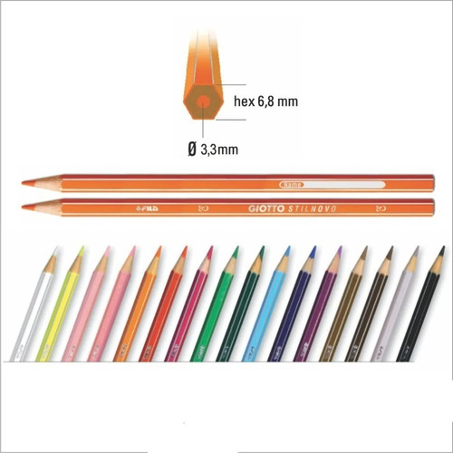 Imagen 2 de 2 de Lapices Acuarelables Giotto Stilnovo X 24 Colores