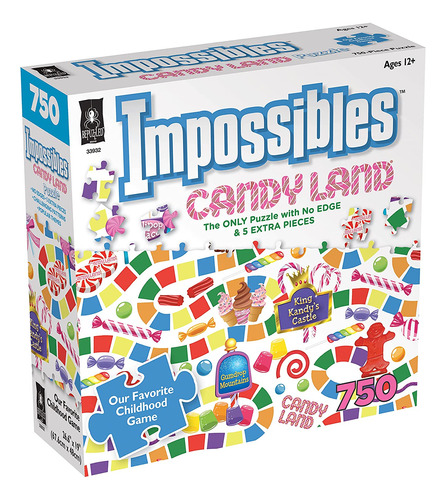 Hasbro Candyland Game Imposibles Puzzle, Basado En El Clásic
