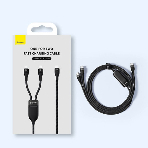Cable Tipo-c Multifunción 100w 2 En 1 Baseus Cass060001