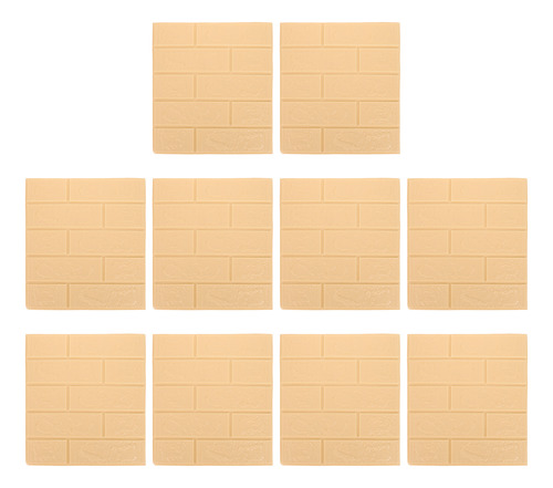 Adhesivo De Pared Peel And Stick Tiles, Tamaño Pequeño, 10 U