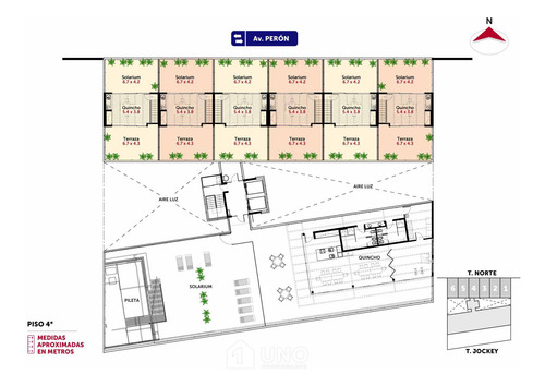 Av. Eva Perón Y Acevedo - Ultimo Dpto De 1 Dormitorio Externo.