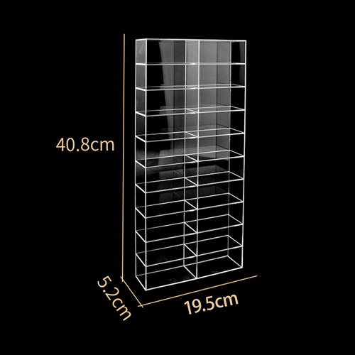 Acrílico 1/64 Escala Modelo Car Display Case 20 Rejillas