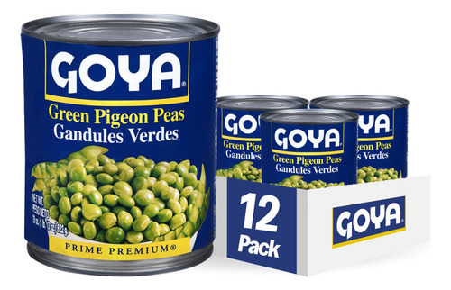 Foods Green Pigeon Peas (gandules), 29 Oz (paquete De 12)
