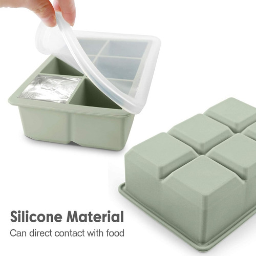 F 3pcs Cubiteras De Silicona Moldes Para Cubitos De Hielo