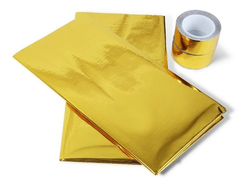 Imagem 2 de 9 de 1 Manta 2 Rolo De Fita Adesiva Termica Gold Tape