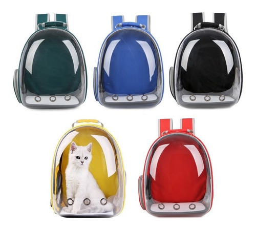 Mochila Transparente Para Perros Y Gatos