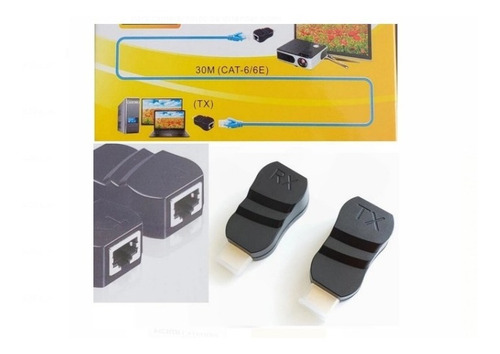 Extender Extensor Hdmi Rj45 Utp 4k 30 Metros