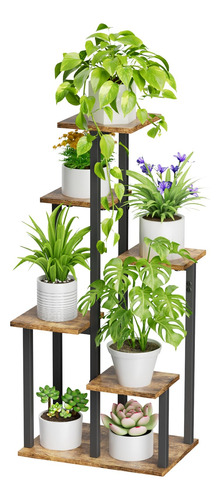 D.s.exthefic Soporte Alto De 6 Niveles Para Plantas De Inter