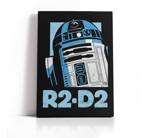 Cuadro Decorativo Star Wars - R2-d2 - En Lienzo