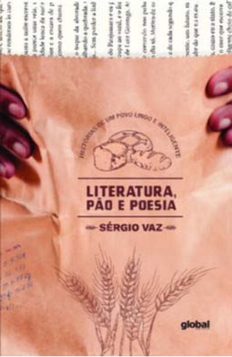 Libro Literatura Pao E Poesia Global De Vaz Sergio Editora