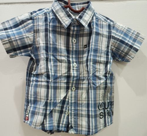 Camisa Quitsilver Y Pantalón Oshkosh Niño. Talla 24 M. T 2.