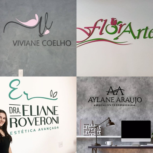 Promoção Logotipo Logo Letreiro Personalizado Em Mdf 3mm