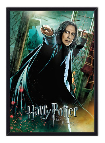 Cuadro Enmarcado - Póster Harry Potter - Severus Snape