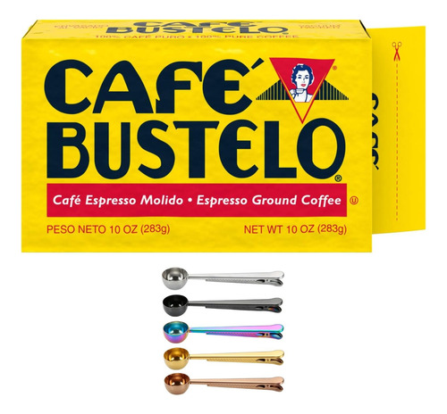 Café Bustelo Espresso Ladrillo De Café Molido Tostado Oscuro
