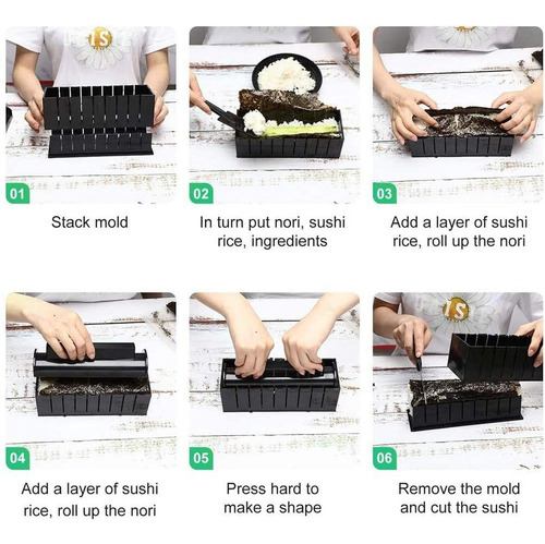 Para Juego De 10 Piezas Para Hacer Sushi