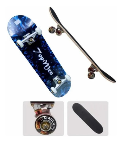 Tabla Skate Patineta Pino Canadiense Profesional Truck Hierr