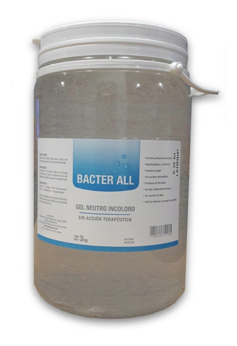 Imagen 1 de 7 de Gel Neutro Incoloro 3 Kilos, Ecografias Ultrasonido Balphin