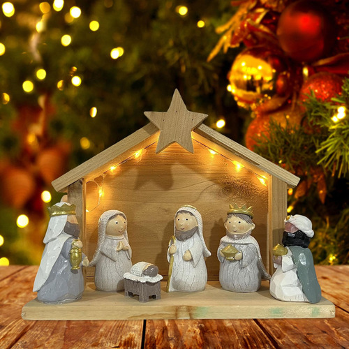 Estatua De De Navidad, Figura Del Nacimiento De Jesús Con