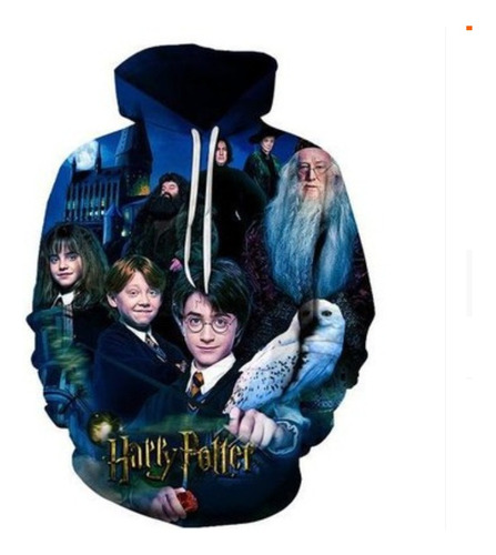 Suéter De Harry Potter Con Capucha, Estampado En 3d, Cospaly