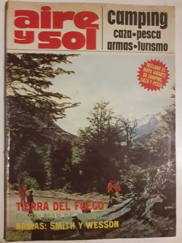 Revista Aire Y Sol N° 18 Marzo 1974 Caza Pesca Armas Camping