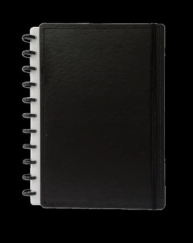 Caderno Inteligente Disco Universitário G 80fls Black