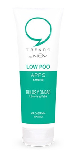 Shampoo Low Poo Nov Rulos Y Ondas X 240ml Apto Curly 