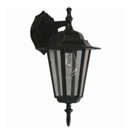 Lampara Farol/aplique Para Exterior Negro 1 Luz