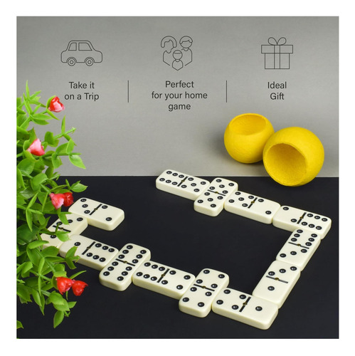 Queensell Dominos Juego Para Adultos Dominino Juegos De Mesa