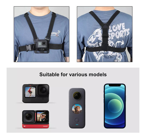 Suporte Celular Para Tórax, Alça Torácica, Acessórios Esport
