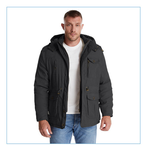 Chaqueta Esquí Para Hombre Chaqueta Polar Senderismo Capucha