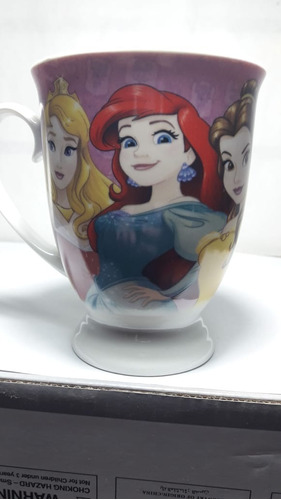 Taza Ceramica Princesas Mod Varios Sobreruedasjuguete