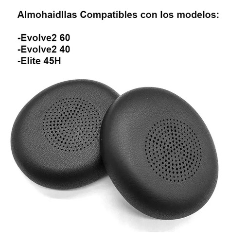 Almohadilla Para Audifono Jabra Evolve2 65, 40, Elite 45h