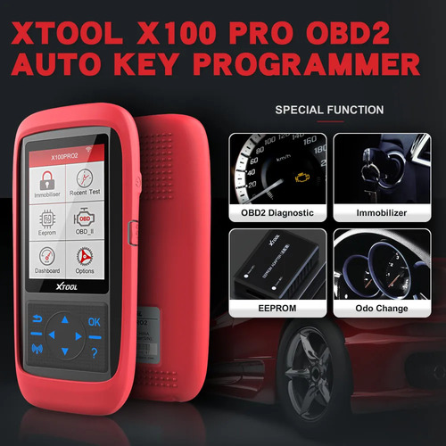 Programador De Llaves Automático Xtool X100 Pro2 Con Adaptad