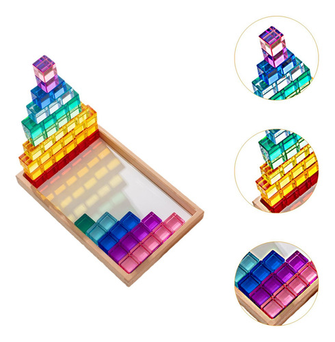 Conjunto De Blocos De Cubo, Brinquedo De Empilhamento,