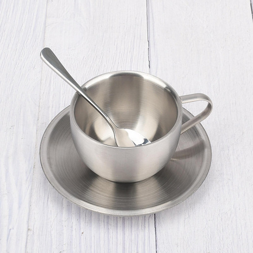 Taza De Café Con Recipiente De Acero Inoxidable, Taza De