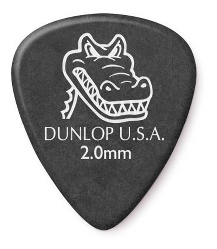 Púas Jim Dunlop Cocodrilo Gator C/ Grip 417r Pack X 6