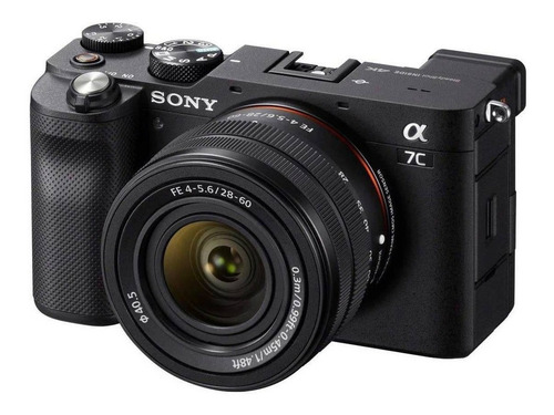  Sony Kit Alpha 7C + lente SEL2860 ILCE-7CL compacta avanzada color  negro