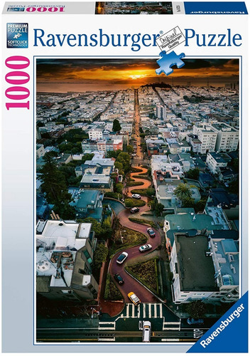 Rompecabeza Puzzle 1000 Lombard, San Francisco Ravensburger