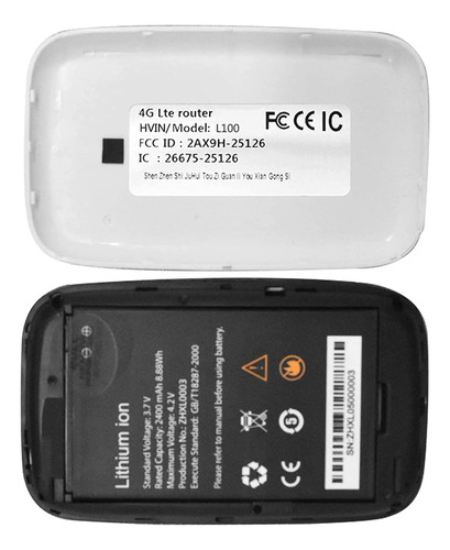 Kuwfi 4g Lte Mobile Wifi Hotspot Router Inalámbrico