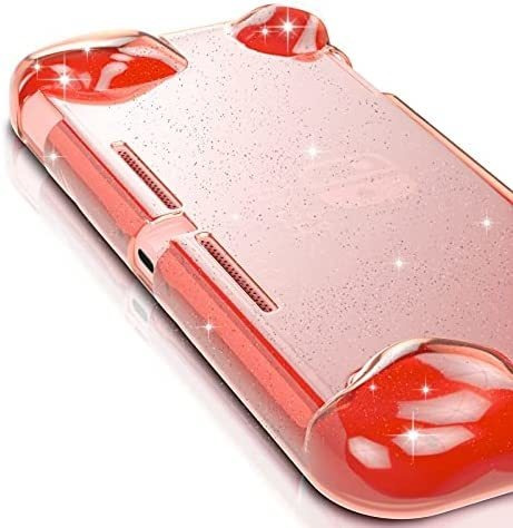 Estuche Crystal Grip Glitter Para Nintendo Switch Lite, Cubi