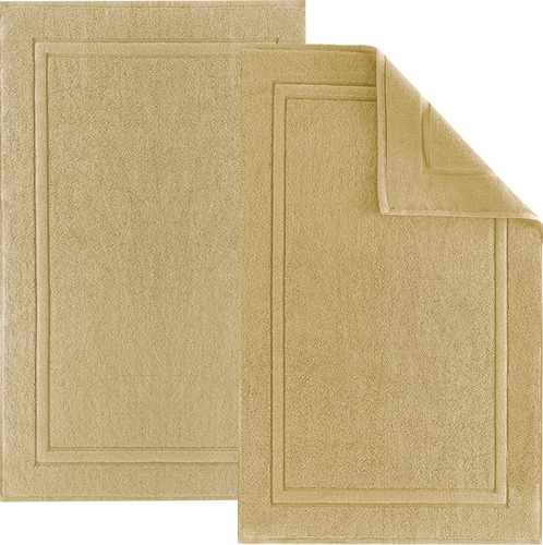 Royalz Collection 2 Toalla Suelo Beige Para Baño 22 X 34  No